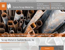 Tablet Screenshot of curcioscrapmetal.com